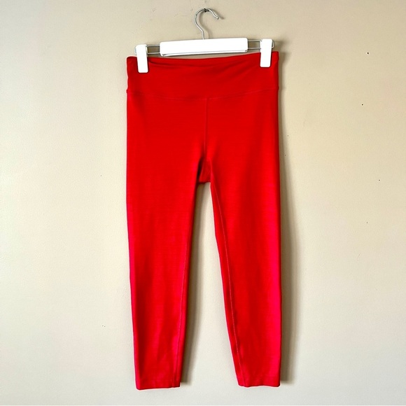 OUTDOOR VOICES | Red 7/8 Length Leggings Sz M - Picture 1 of 5